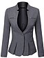 abordables Americanas para Mujer-Traje formal de chaqueta de oficina con 1 botón de trabajo formal para mujer