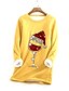 preiswerte Weihnachtsoberteile-Damen Kapuzenshirt Pullover Grafik Weihnachten Weihnachten Kapuzenpullover Sweatshirts Blau Purpur Gelb