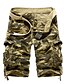 cheap Shorts-Men&#039;s Cargo Shorts Bermuda shorts Work Shorts Hiking Shorts Camouflage Multi Pocket Cotton Daily Wear Streetwear Classic Casual ArmyGreen Grass Green