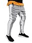 billige Pants-menns atletiske sportsjoggebukse slank løpebånd konisk joggebukse med glidelåslommer