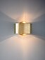abordables Luces de Pared Interior-Luces de pared de montaje empotrado de cobre de estilo nórdico moderno, tiendas de sala de estar, cafeterías, luz de pared ip20 110-120v 220-240v