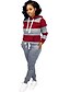 cheap Plus Size Jumpsuits-Women&#039;s Solid Color Plain Christmas Two Piece Set T shirt Pant Loungewear Drawstring Patchwork Tops