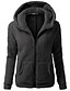 cheap Plus Size Outerwear-womens hooded sweatshirt coat, warm cotton jacket winter fleece fuzzy faux zipper outwear plus size (black, 4x-large)
