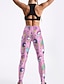 abordables Graphic Chic-Femme Sportif Confort Des sports Gymnastique Yoga Leggings Pantalon Avec motifs Cheville Imprimé Rose Claire
