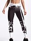 cheap Graphic Chic-Women&#039;s Sporty Print Leggings Plus Size Ankle-Length Pants Stretchy Gym Yoga Patterned High Waist Comfort Sports Skinny Black S M L XL XXL
