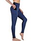 cheap Pants-Women&#039;s Basic Yoga Patchwork Jacquard Tights Leggings Plus Size Ankle-Length Pants Micro-elastic Fitness Gym Solid Colored Mid Waist Tummy Control 4 Way Stretch Skinny Black Dark Gray Navy Blue XS S