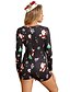 cheap Plus Size Jumpsuits-Women&#039;s Black Romper Abstract