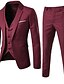 baratos New To Sale-moda masculina clássica slim fit conjuntos de vestidos de negócios de 2 peças