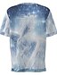 cheap Tank Tops-Men&#039;s T shirt 3D Print Graphic 3D Animal Print Short Sleeve Daily Tops White / Navy