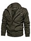cheap Sale-Men&#039;s Winter Jacket Winter Coat Casual Daily Fall Winter ArmyGreen Black khaki Jacket
