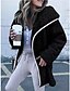 cheap Coats &amp; Trench Coats-Women&#039;s Solid Colored Basic Fall &amp; Winter Teddy Coat Regular Daily Long Sleeve Fleece Coat Tops White