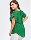 baratos Blusas Plus Size-Mulheres Blusa Camisa Social Tecido Bordado Decote V Moda de Rua Blusas Preto Roxo Vermelho