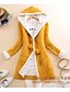 cheap Jackets-Women&#039;s Jacket Daily Fall &amp; Winter Long Coat Regular Fit Basic Jacket Long Sleeve Solid Colored Blue Yellow