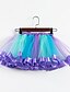 cheap Girls&#039; Skirts &amp; Shorts-Kids Girls&#039; Skirt Children&#039;s Day Blue Mermaid Tail Lace up Mesh Bow Color Block Active