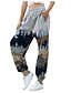 cheap Pants-Women&#039;s Casual Chinoiserie Breathable Outdoor Daily Jogger Pants Pants Patterned Gradient Full Length Print Gradient blue Gradient yellow Yellow Wine Khaki