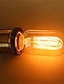 billige Glødelampe-6stk 4stk 40W E26 E27 T45 Varm gul 1400-2800 K Retro dimbar dekorativ glødelampe Vintage Edison lyspære 220-240 V