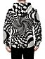 cheap Hoodies-Men&#039;s Graphic 3D Zip Up Hoodie Sweatshirt Front Pocket 3D Print Daily Weekend 3D Print Hoodies Sweatshirts  Black