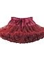abordables Skirts-jupons pour femmes jupes tutu bouffantes taille élastique jupe en tulle multicouche blanc