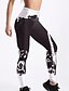 cheap Graphic Chic-Women&#039;s Sporty Print Leggings Plus Size Ankle-Length Pants Stretchy Gym Yoga Patterned High Waist Comfort Sports Skinny Black S M L XL XXL