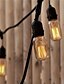 baratos Incandescente-6pcs 4pcs edison vintage lâmpada incandescente regulável e26 e27 t45 40w lâmpadas decorativas para arandelas de parede luz de teto 220-240v 1400-2800k