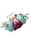 cheap Kids&#039; Scarves-1pcs Kids Girls&#039; Sweet Floral Floral Style Hair Accessories Purple / Blushing Pink / Green