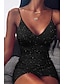 abordables Mini Robes-Femme Robe Trapèze Robe courte courte Violet Rouge Sans Manches Couleur unie Imprimé Eté Col en V Sexy 2021 S M L XL XXL