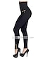 cheap Pants-Women&#039;s Tights Leggings Solid Color Full Length Stretchy High Waist Chic &amp; Modern Basic Daily Screen Color Front wave drill S M Spring &amp;  Fall