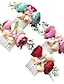 baratos Kids&#039; Scarves-1pcs Infantil Para Meninas Doce Floral Estilo Floral Acessórios de Cabelo Roxo / Rosa / Verde