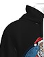 billige Hoodies-herre pullover hættetrøje sweatshirt print grafisk 3d frontlomme hættetrøje dagligt 3d print 3d print hættetrøjer sweatshirts lange ærmer sort