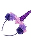 preiswerte Kinderschals-1 Stück Baby Mädchen Süß Einhorn Blumen Blumenstil Haarzubehör Blau / Purpur / Rosa