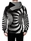 preiswerte Hoodies-Herren Grafik 3D Zip Up Hoodie Sweatshirt Vordertasche 3D-Druck Täglich Wochenende 3D-Druck Kapuzenpullover Sweatshirts Schwarz