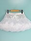 abordables Skirts-Enaguas de mujer faldas tutú hinchadas cintura elástica falda de tul multicapa blanco