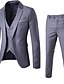 baratos New To Sale-moda masculina clássica slim fit conjuntos de vestidos de negócios de 2 peças