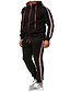 cheap Pants-Men&#039;s Active Basic Zipper Front Hooded White Black Dark Gray Slim Jumpsuit Solid Colored Drawstring / Long Sleeve