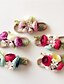 baratos Kids&#039; Scarves-1pcs Bebê Para Meninas Doce Floral Estilo Floral Acessórios de Cabelo Roxo / Rosa / Verde / Bandanas