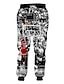 abordables Pants-hombre 3d shose impreso casual hip hop usa joggers pantalones harem cool sweatpants jordan 23 xxxl