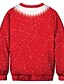 billige Hoodies-genser for menn grafisk 3d muskel 3d print casual hettegensere gensere rød