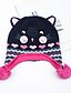 cheap Kids&#039; Scarves-1pcs Kids Unisex Basic Cat Animal Animal Pattern / Knitted Cotton Hats &amp; Caps Purple S / M / L