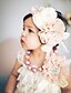 abordables Kids&#039; Scarves-PC 1 Bebé Dulce Chica Encaje / Estilo Floral Floral Accesorios para el Cabello Negro / Blanco / Rosa
