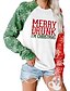 abordables T-shirts-mujeres feliz borracho soy camisa de navidad tops mujeres camiseta de béisbol de manga larga tops para navidad