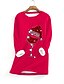 abordables Hauts de Noël-Femme Sweat à capuche Sweat-shirt Graphique Noël Noël Pulls Capuche Pulls molletonnés Bleu Violet Jaune