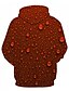 billige Hoodies-Herre Plusstørrelser Trykt mønster Grafisk 3D Pullover-hættetrøje Hætte 3D-udskrivning I-byen-tøj Natklub 3D-tryk Afslappet Hættetrøjer Sweatshirts Langærmet Grøn Rød Navyblå