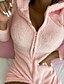 abordables Jumpsuits &amp; Rompers-Combishort Femme Patchwork Couleur Pleine Ordinaire Rose Claire S M L XL