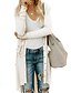 economico Cardigan-manica lunga casual da donna abbottonatura cardigan lungo lavorato a maglia maglione anteriore aperto con tasche, nero, xl