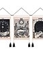 preiswerte Heimtextilien-Boho-Packung mit 3 Tarot Weissagung gewebte böhmische Wandteppiche Kunstdekor Decke Vorhang zum Aufhängen Zuhause Schlafzimmer Wohnzimmer Dekoration nordische Baumwolle Leinen Quaste Mond Sterne