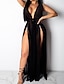 cheap Cover-Ups-women&#039;s sexy lingerie mesh see through slit sleepwear night gown sexy clubwear bikini cover up (xl, black sleeveless)