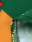 abordables Christmas Tees-Hombre Camisa Otras impresiones Gráfico Estampado Manga Larga Navidad Tops Chic de Calle Verde Trébol