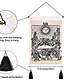 cheap Home Textiles-Boho Pack of 3 Tarot Divination Woven Bohemian Wall Tapestry Art Decor Blanket Curtain Hanging Home Bedroom Living Room Decoration Nordic Cotton Linen Tassel Moon Stars Sun 14“ x 20“