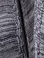 billige Sweaters-Herre Cardigan Abstrakt Strikket Langærmet Sweater Cardigans Efterår Vinter Hætte Kakifarvet Lysegrå Mørkegrå