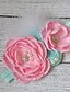 abordables Foulards pour enfants-1 PCS Nourrisson Fille Doux Fleurie Style floral Accessoires Cheveux Blanche / Rouge / Rose Claire
